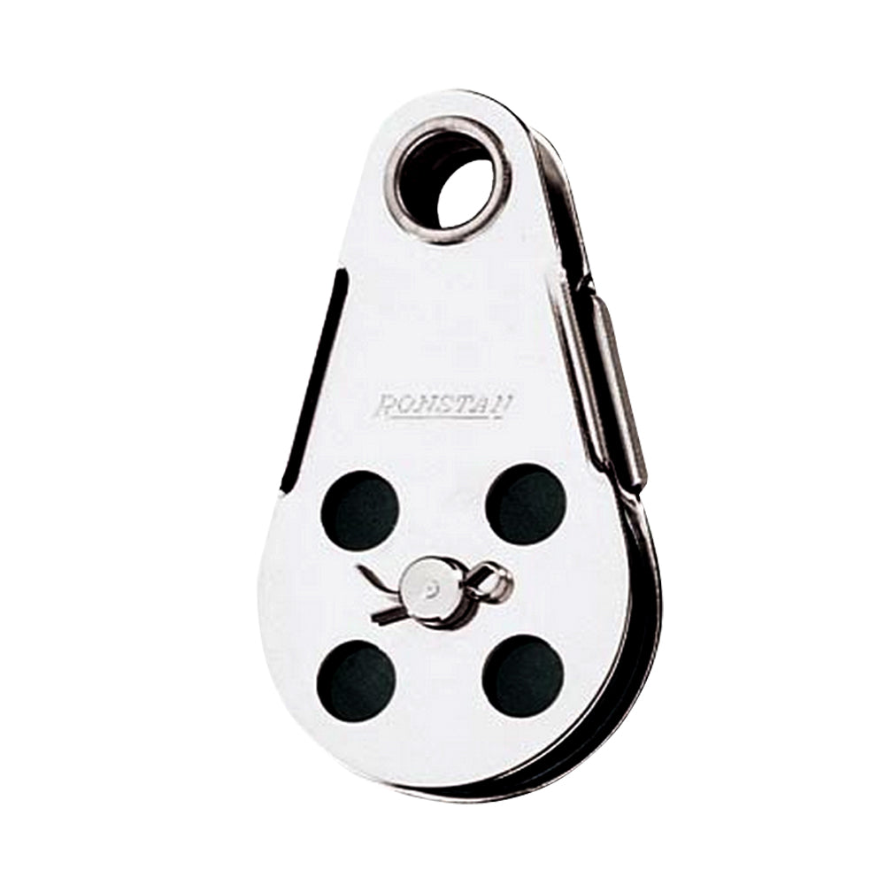 Ronstan RF103 Wire Block with Removable Nylatron Sheave – 45mm Sheave Diameter for Marine Rigging