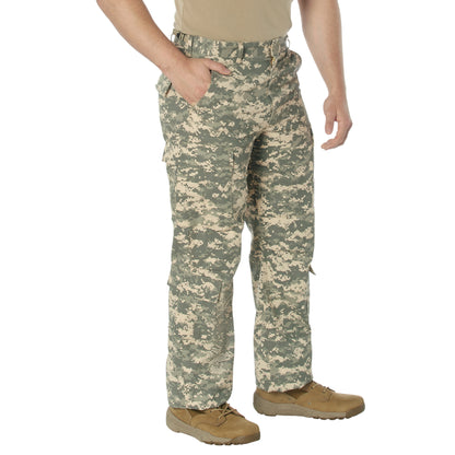 Rothco Vintage Paratrooper Cargo Fatigue Pants in ACU Digital Camo, Size Small