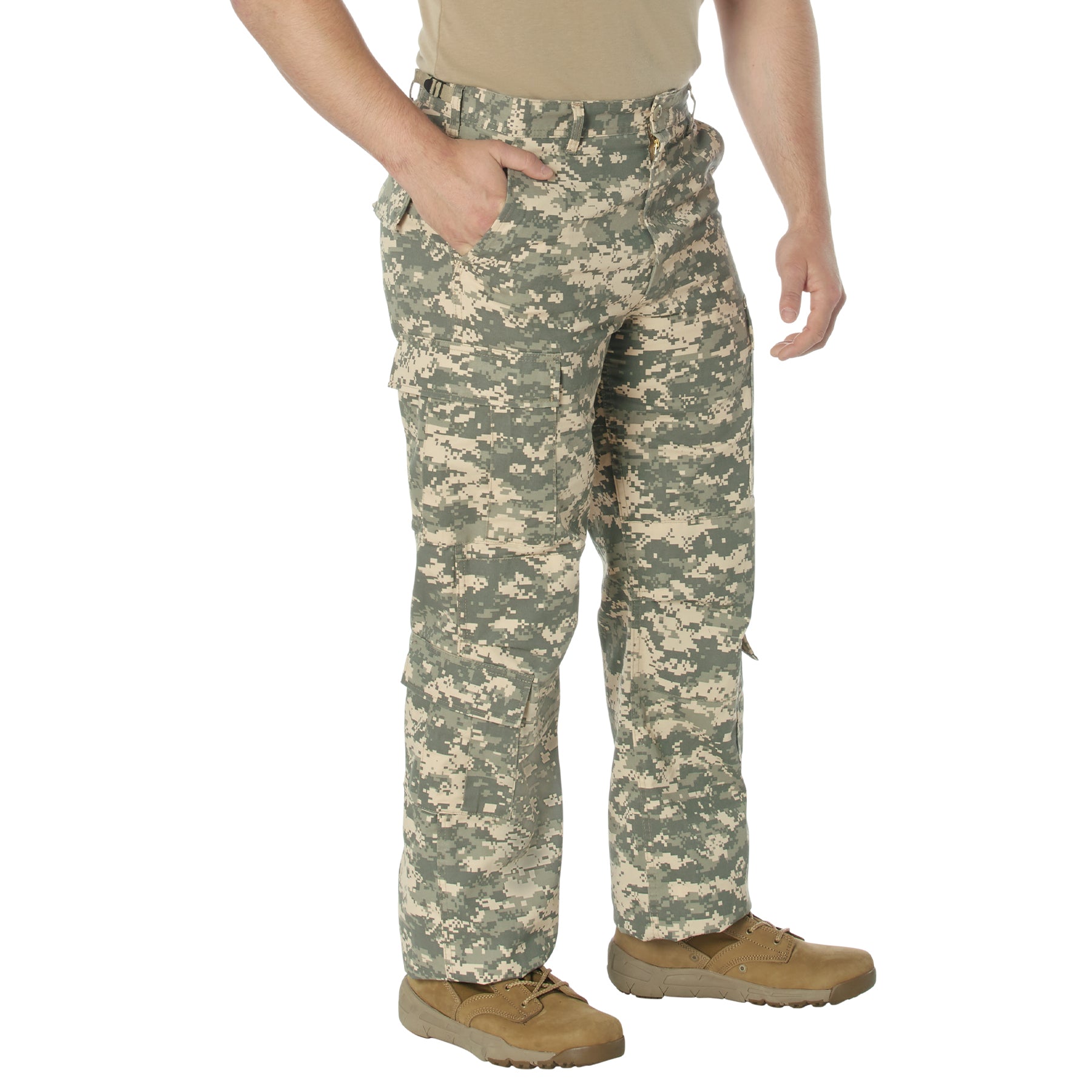 Rothco Vintage Paratrooper Cargo Fatigue Pants 2XL in ACU Digital Camo
