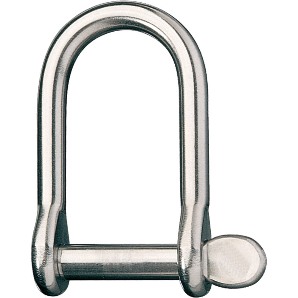 Ronstan Wide Dee Shackle RF1853 with 1/4-inch Pin for Heavy Duty Marine Use