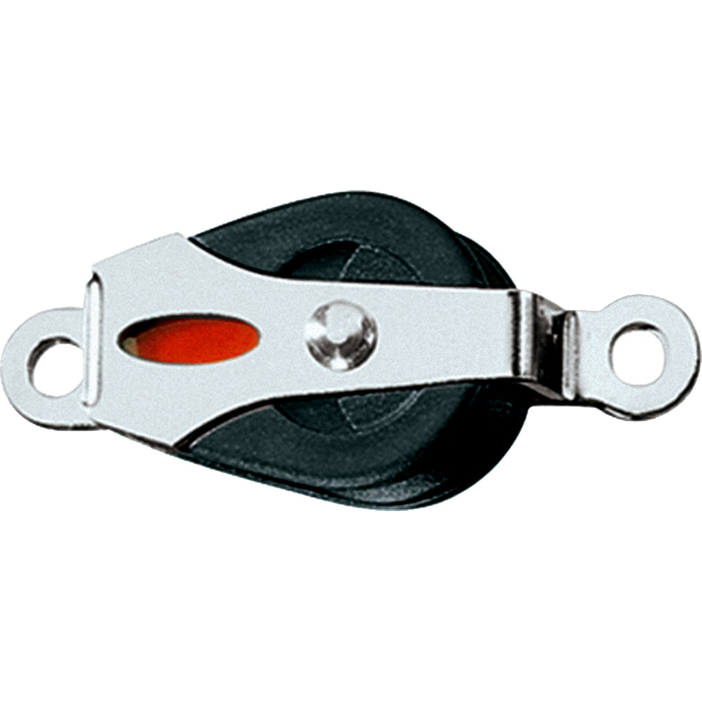 Ronstan Series 20 Ball Bearing Block - Single Cheek Rivet Mount, 3/4" Diameter Rope