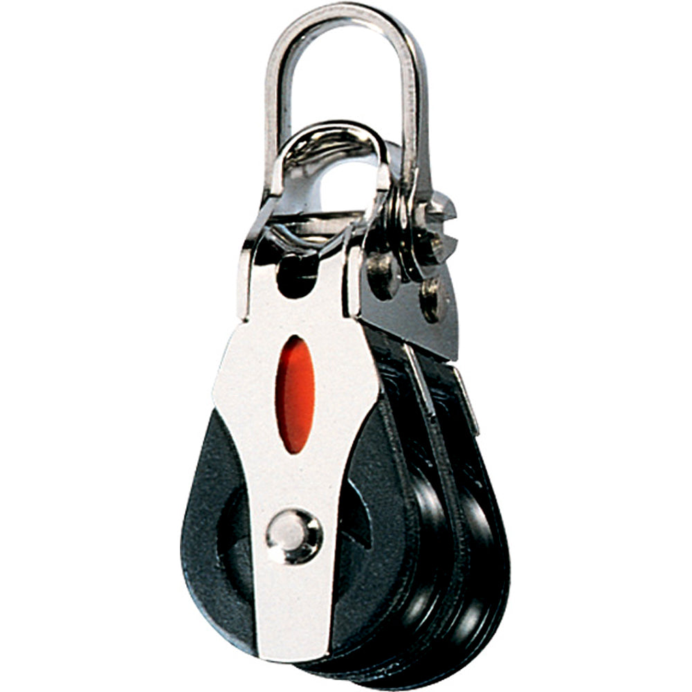 Ronstan Series 20 Double Ball Bearing Block with 2-Axis Shackle Head