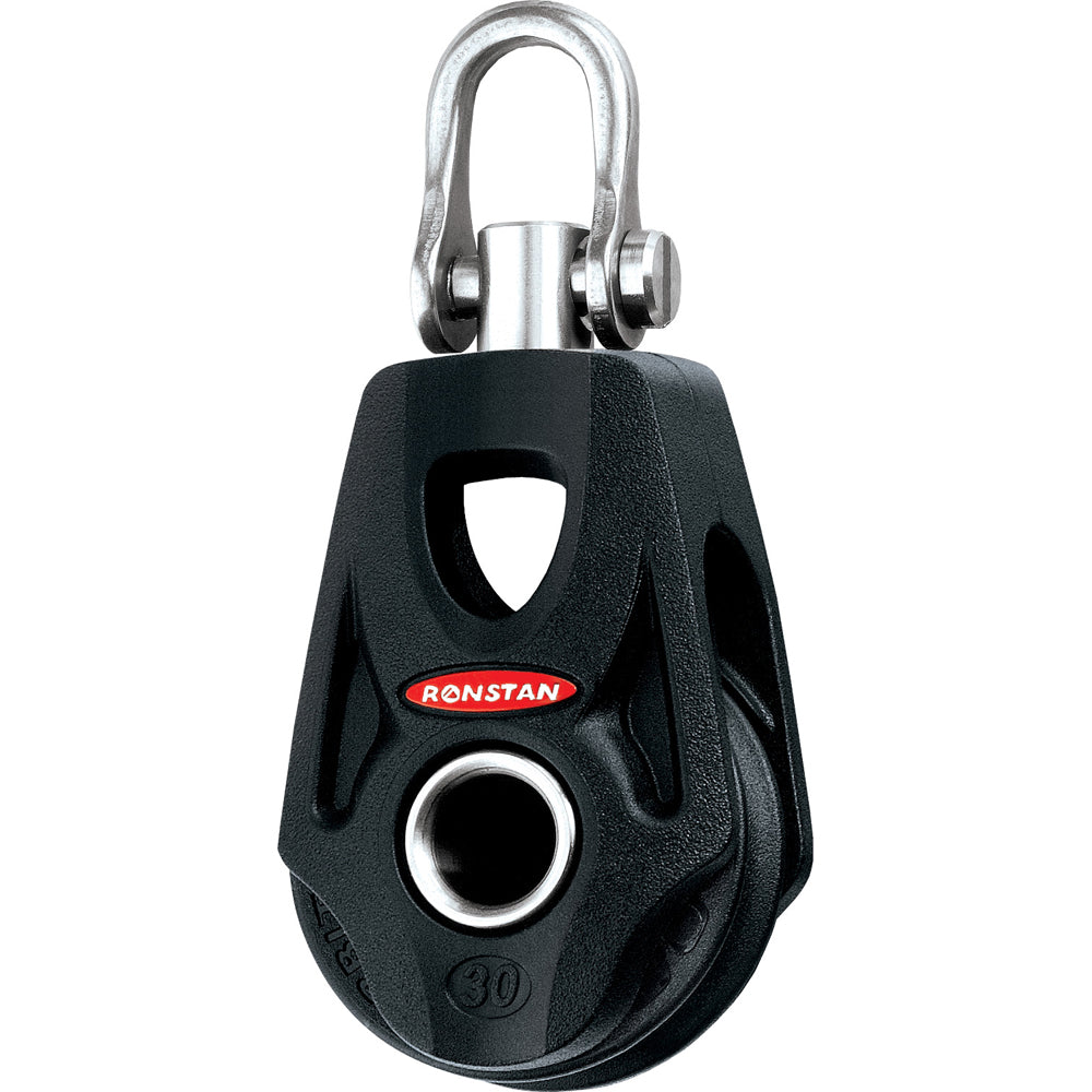 Ronstan Series 30 Ball Bearing Orbit Block - Single Becket with Swivel Shackle Head