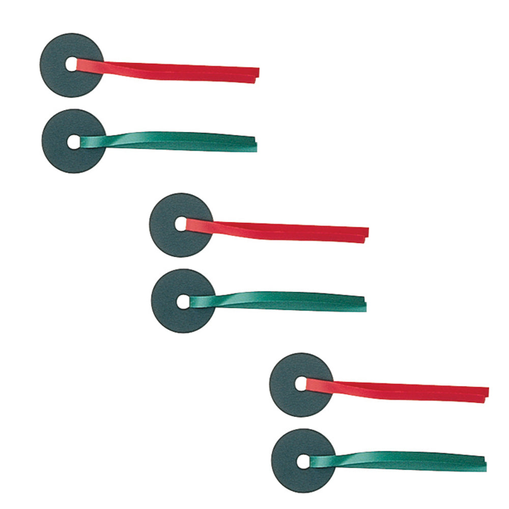 Ronstan Tell Tails Set of 3 Pairs - High Visibility Sail Trim Guides with Adhesive Patches