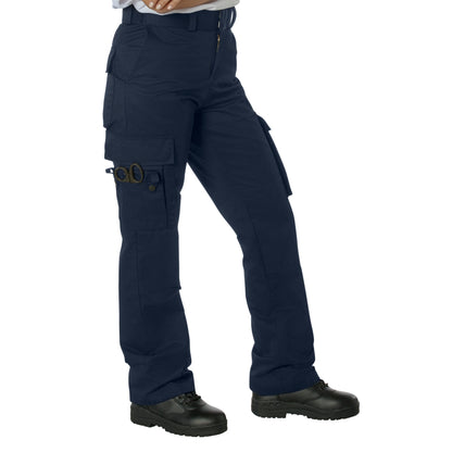 Rothco Womens EMT Pants Navy Blue Size 16 – Durable Cargo Work Pants for First Responders