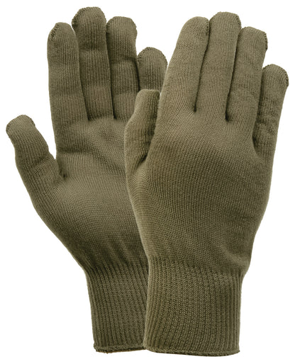 Rothco G.I. Polypropylene Glove Liners Olive Drab – Cold Weather Insulation and Comfort