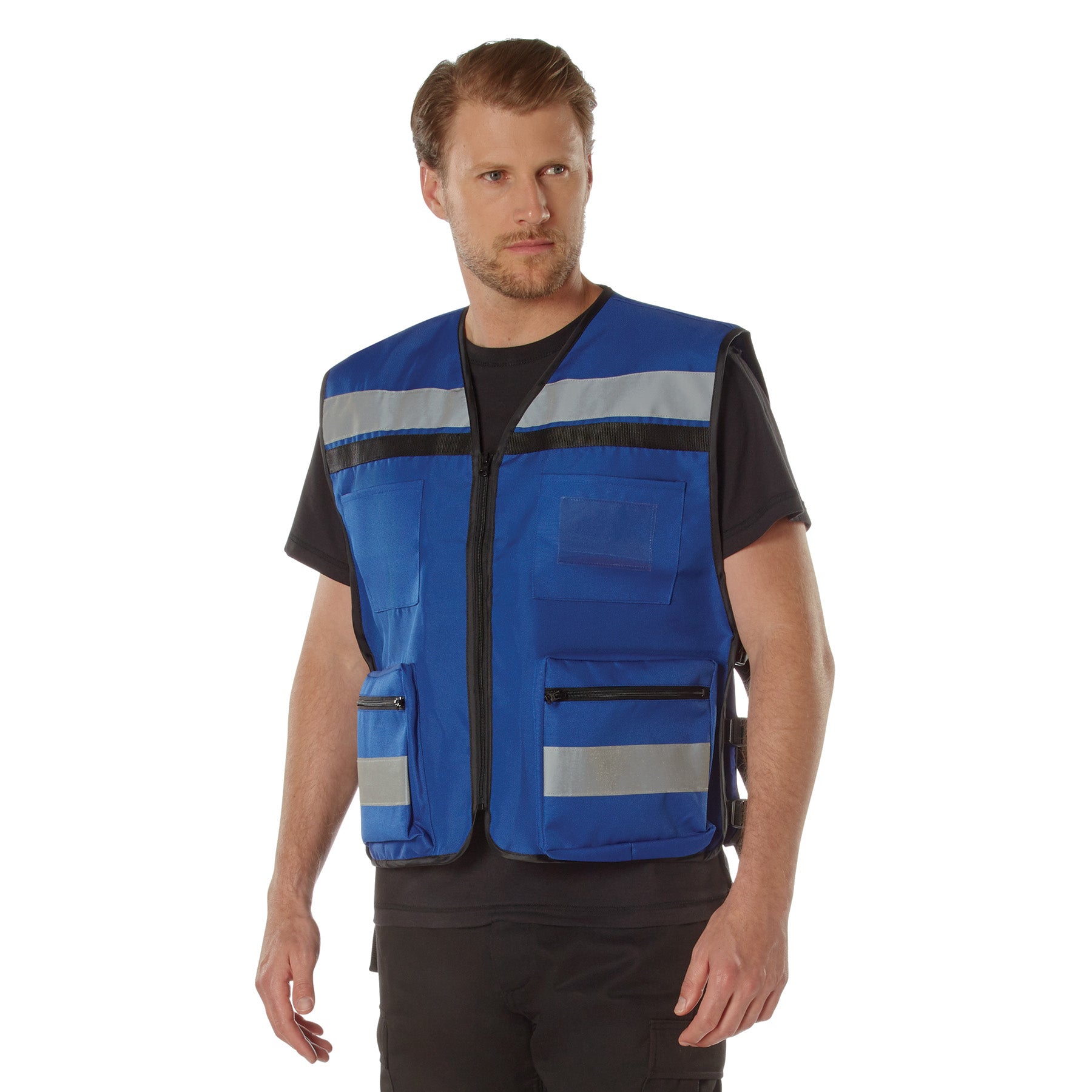 Rothco EMS Rescue Vest Part Number 9521 – High-Visibility Safety Vest with Large Cargo Pockets