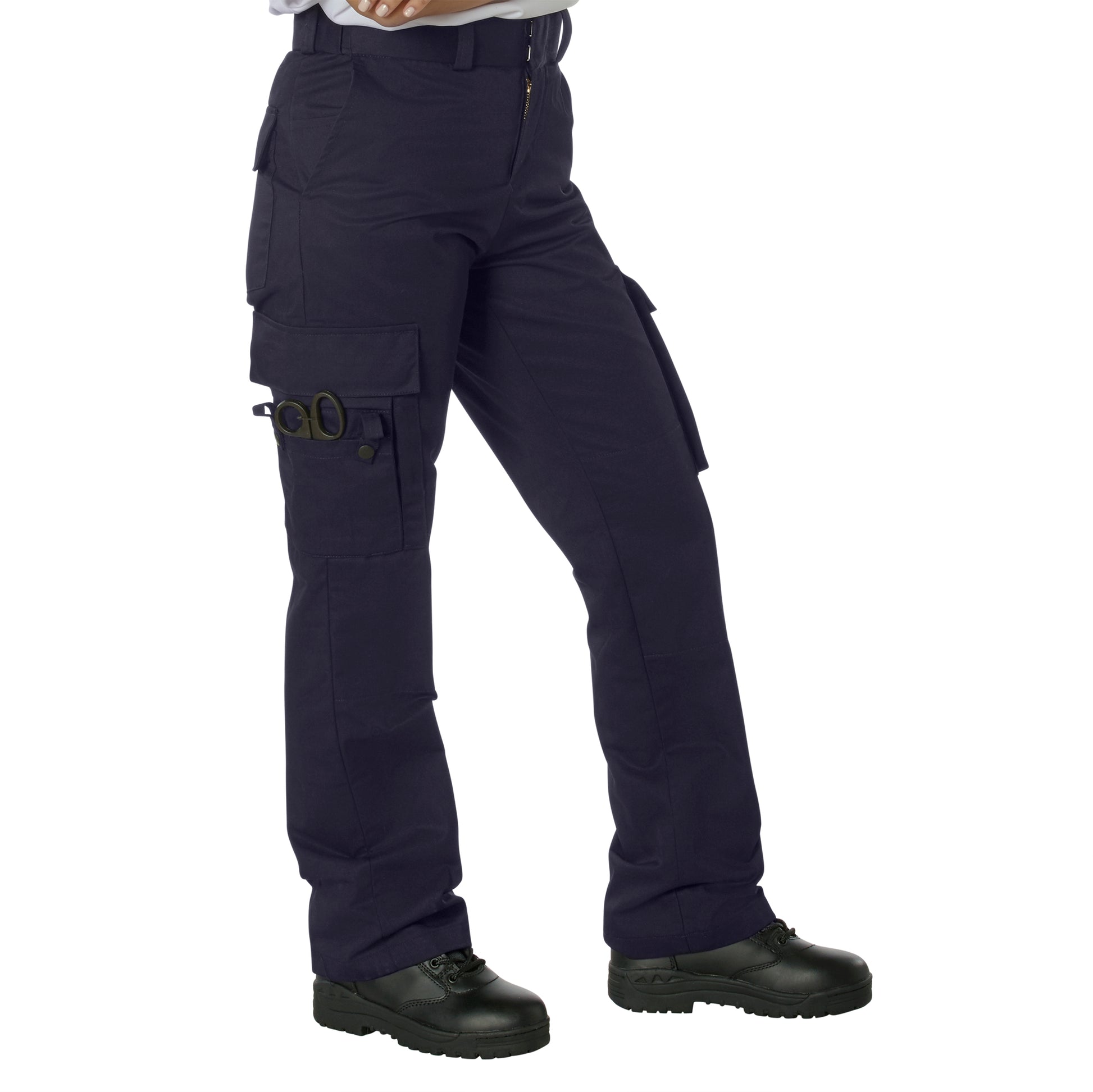 Rothco Women's EMT Pants Size 8 in Midnight Navy Blue – Durable Medical Work Trousers with 9-Pocket Design