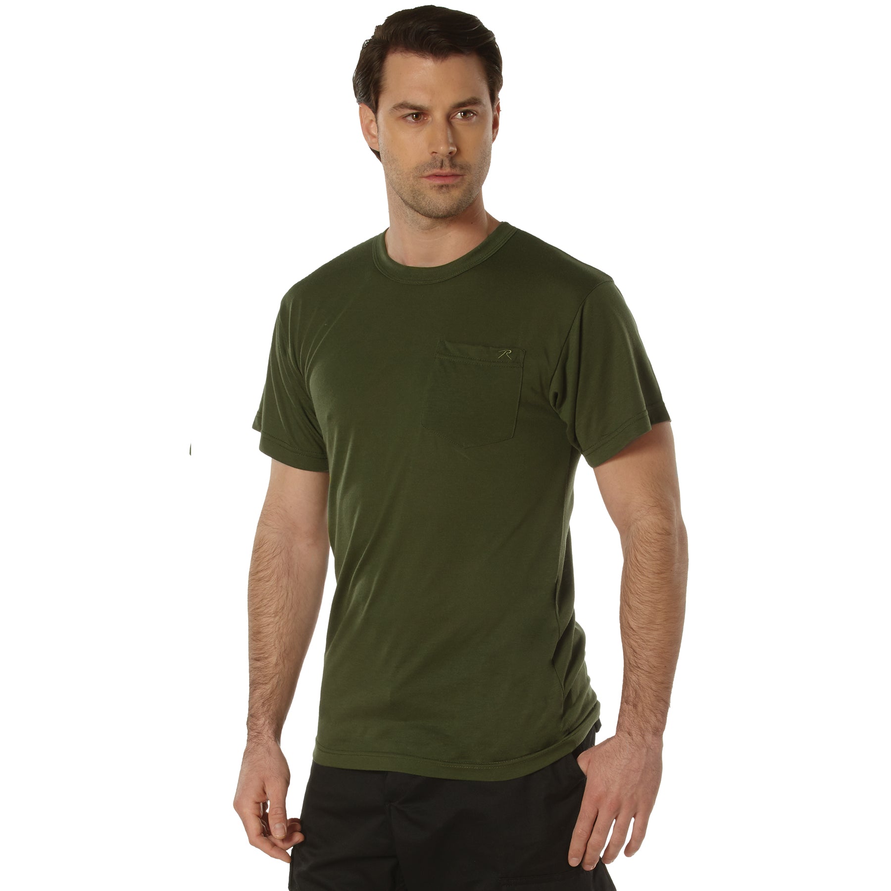 Rothco Moisture Wicking Pocket T-Shirt 2XL Olive Drab – Durable Performance Tee for Active Wear