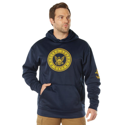 Rothco Navy Emblem Pullover Hooded Sweatshirt 2XL – US Navy Insignia Hoodie
