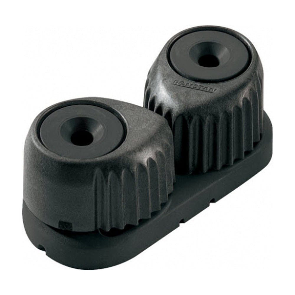 Ronstan C-Cleat Cam Cleat Small Black with Black Base - Lightweight & Corrosion Resistant