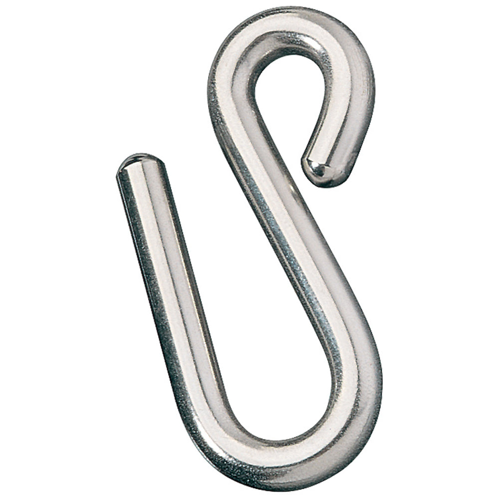 Ronstan RF51 Stainless Steel S-Hook - 9.5mm (3/8 inch) Diameter for Marine and Industrial Use