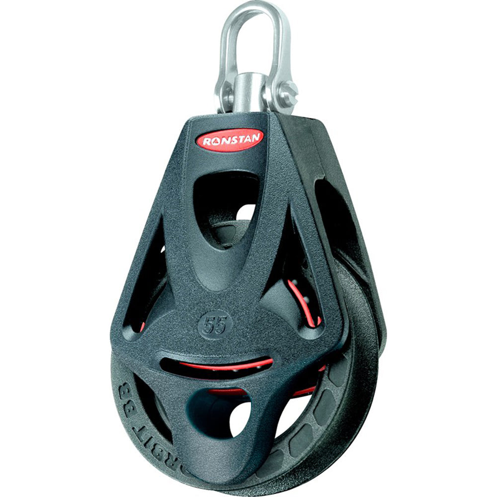 Ronstan Series 55 Ball Bearing Orbit Block - Single Becket with Swivel Head