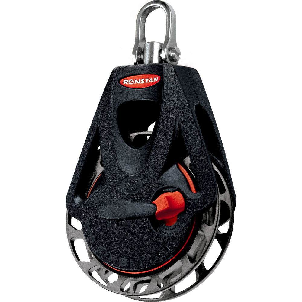 Ronstan Series 55 Ratchet Orbit Block - Single Swivel Head with Auto & Manual Release