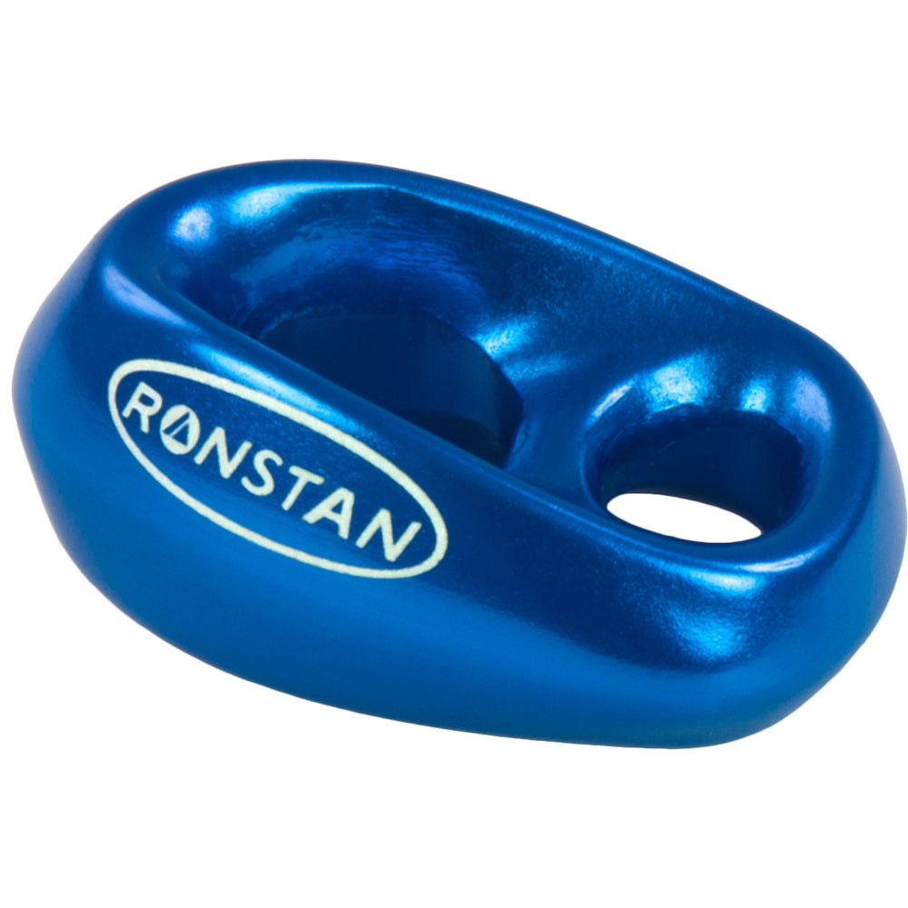 Ronstan Shock 3/8 inch Line and Webbing Blue - High Load Capacity Sheaveless Block