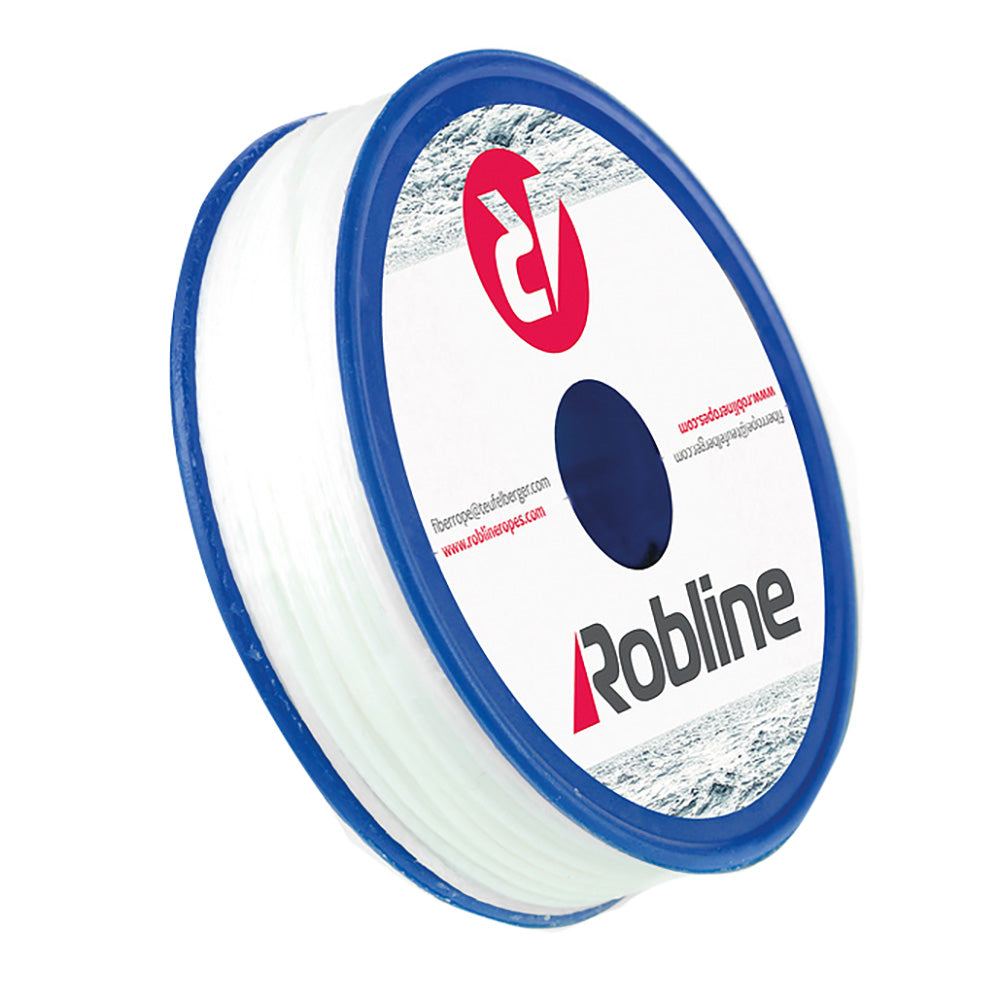 Robline Waxed Whipping Twine - 1.5mm x 32M - White for Seamless Line Finishing