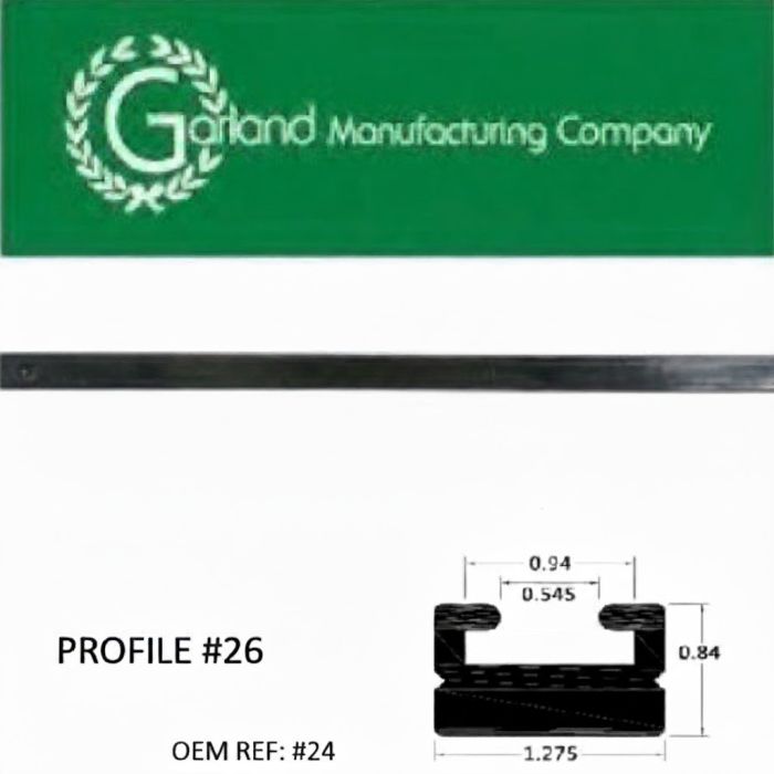 Garland Polaris Hyfax Slide Black 69 Inch Part #232455
