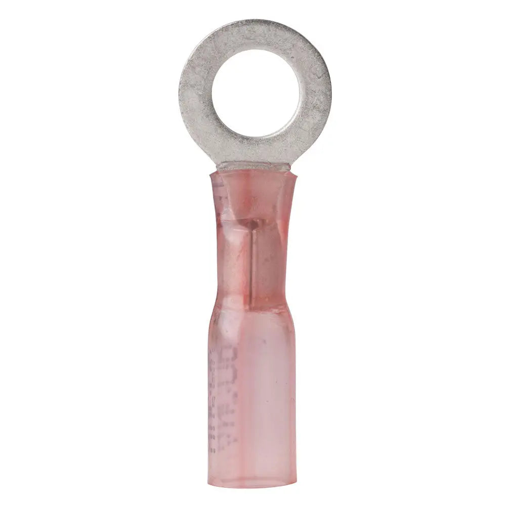 Ancor 22-18 Gauge #8 Heat Shrink Ring Terminals – 25-Pack for Marine and Electrical Applications