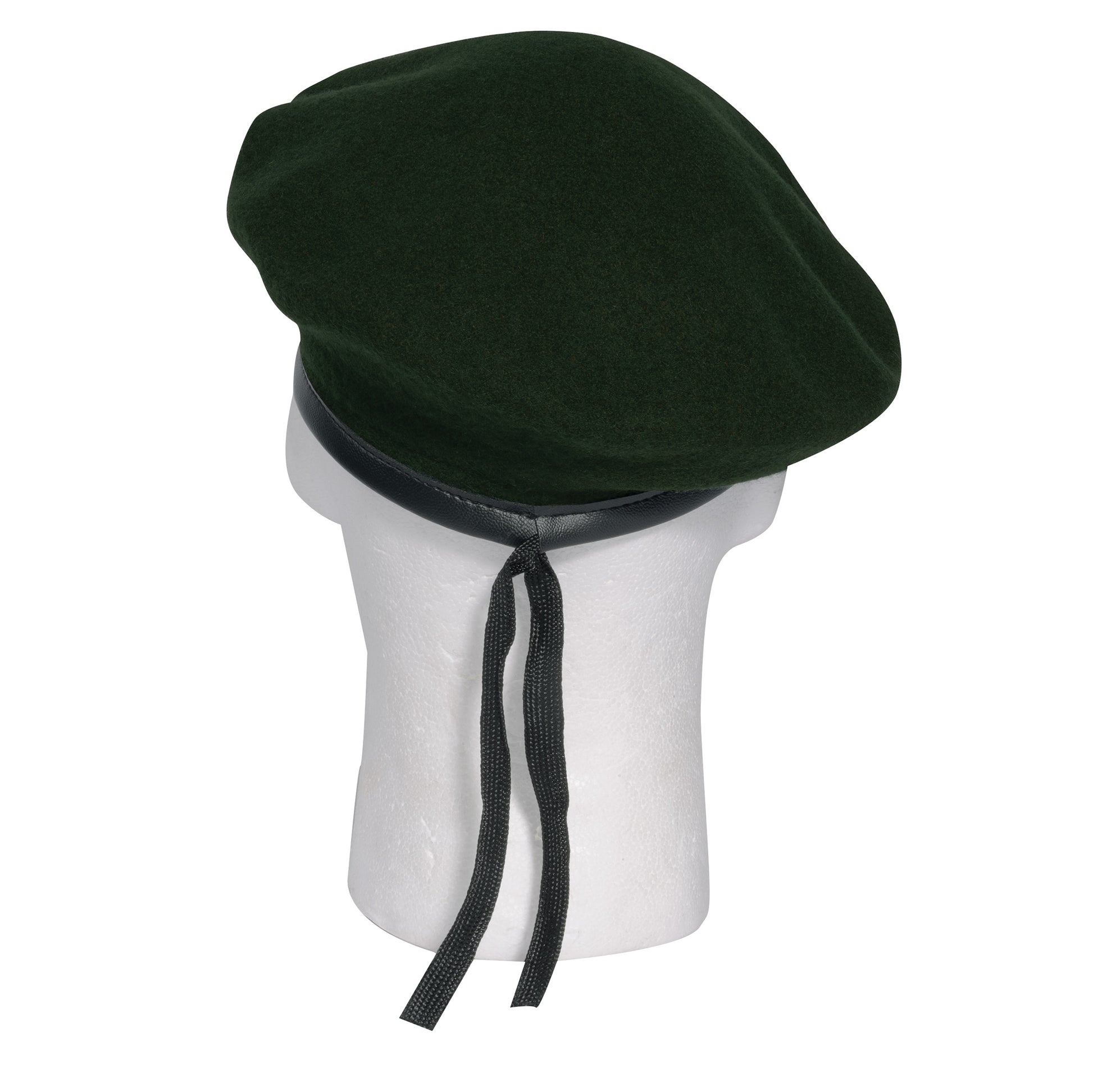 Rothco Wool Monty Beret Green Size Small – Classic Field Marshal Style with Vinyl Trim