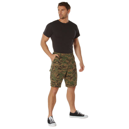 Rothco Camo BDU Shorts Woodland Digital Camo Size Large