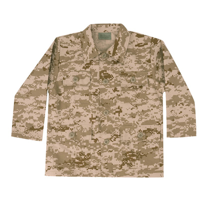 Rothco Kids Camo BDU Shirt in Desert Digital Camo, Size Large