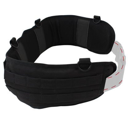 Rothco Tactical Battle Belt Black Size Medium – Durable Combat-Ready Duty Belt with Padded Comfort and Versatile Attachments