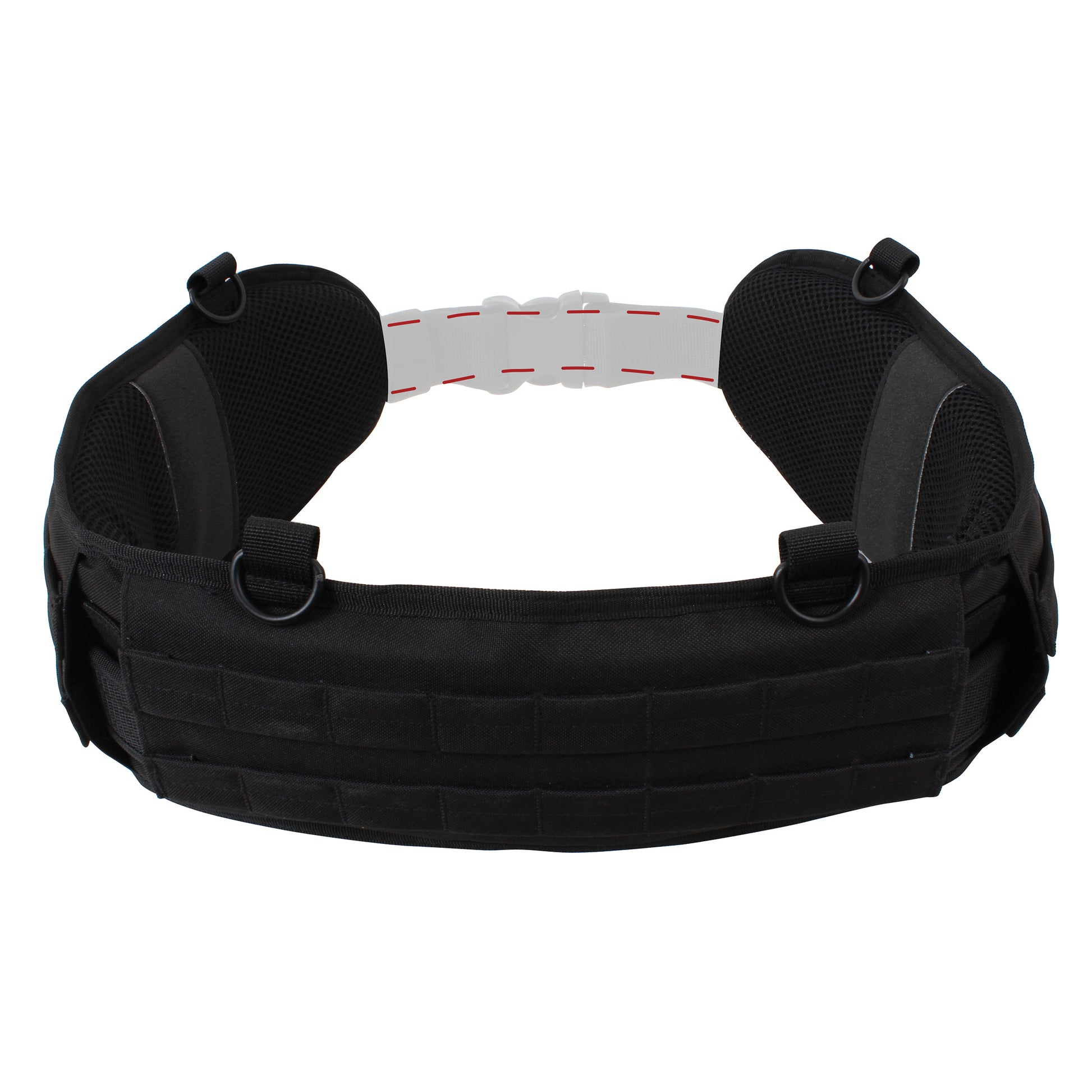 Rothco Tactical Battle Belt Black Size Medium – Durable Combat-Ready Duty Belt with Padded Comfort and Versatile Attachments