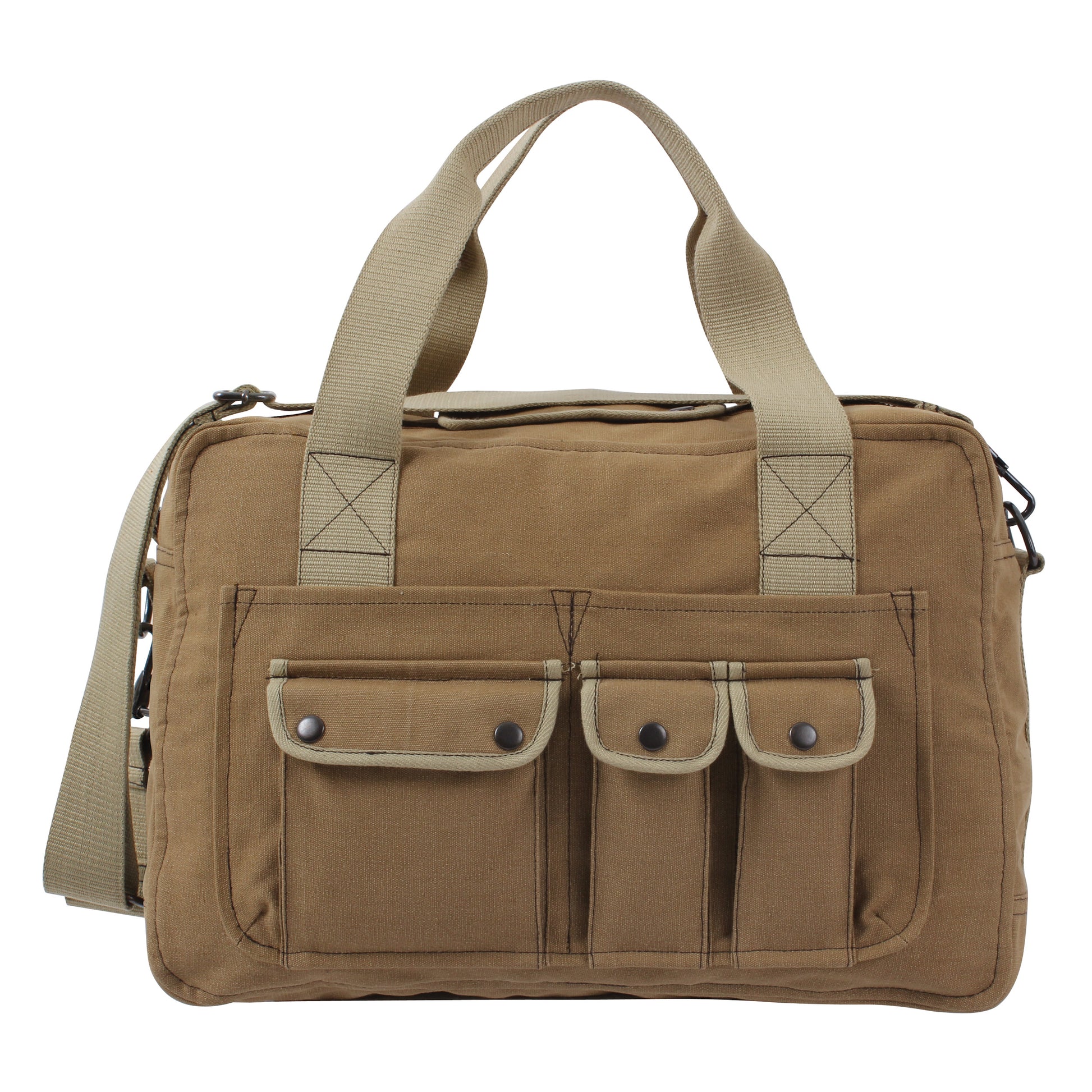 Rothco Two Tone Specialist Carry All Shoulder Bag with Heavyweight Canvas