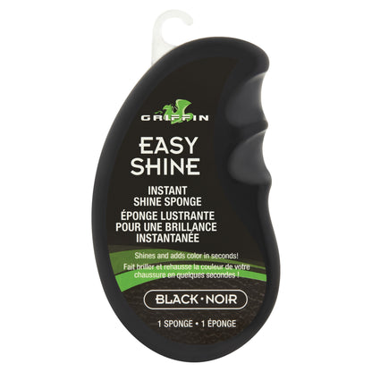Griffin Easy Shine Sponge Black Part Number 20201 – Portable Leather Shoe and Boot Shine Tool