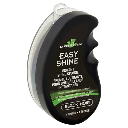 Griffin Easy Shine Sponge Black Part Number 20201 – Portable Leather Shoe and Boot Shine Tool