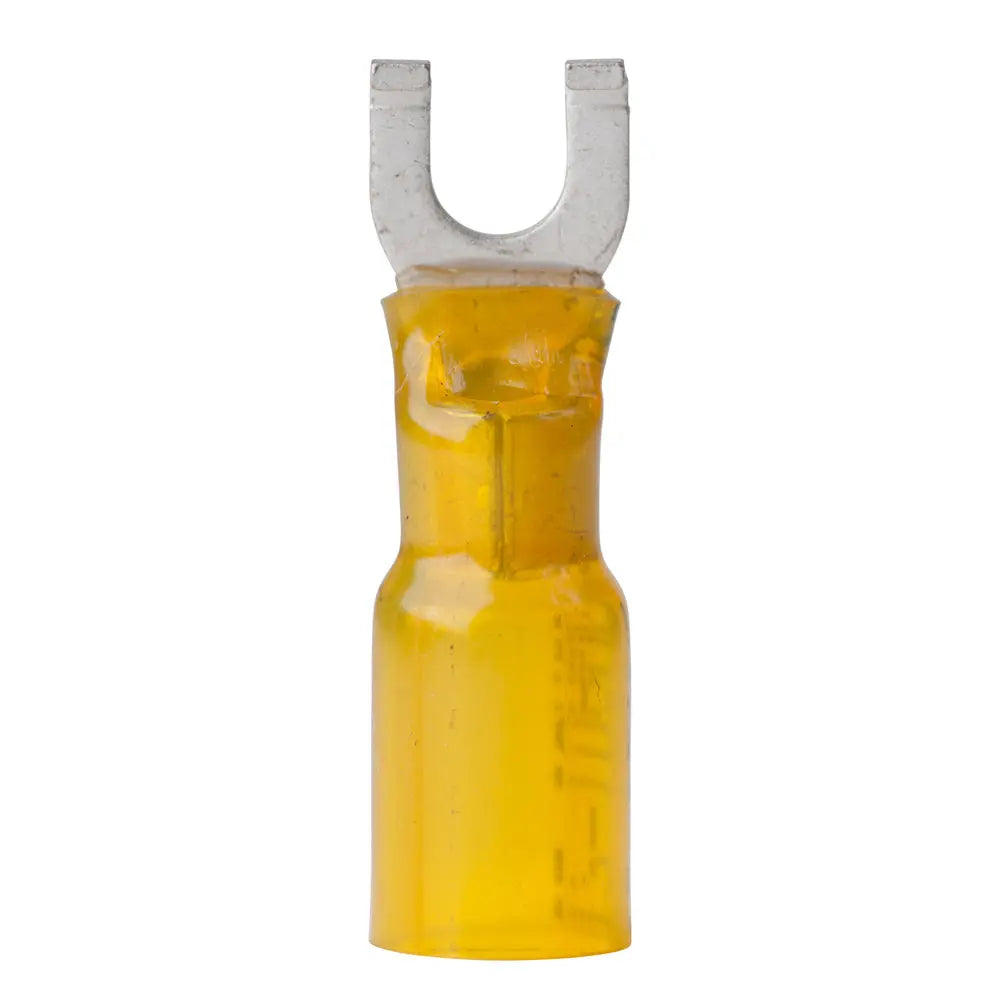 Ancor 12-10 Gauge #10 Heat Shrink Spade Terminals - 100-Pack for Reliable Electrical Connections