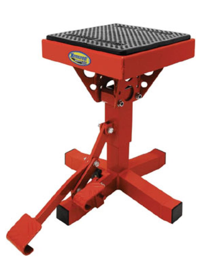 Motorsport Products Stand P-12 Lift Red - Heavy Duty Vehicle Support Jack