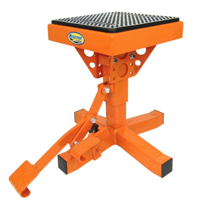 Motorsport Products P-12 Orange Lift Stand (Part Number 92-4026)