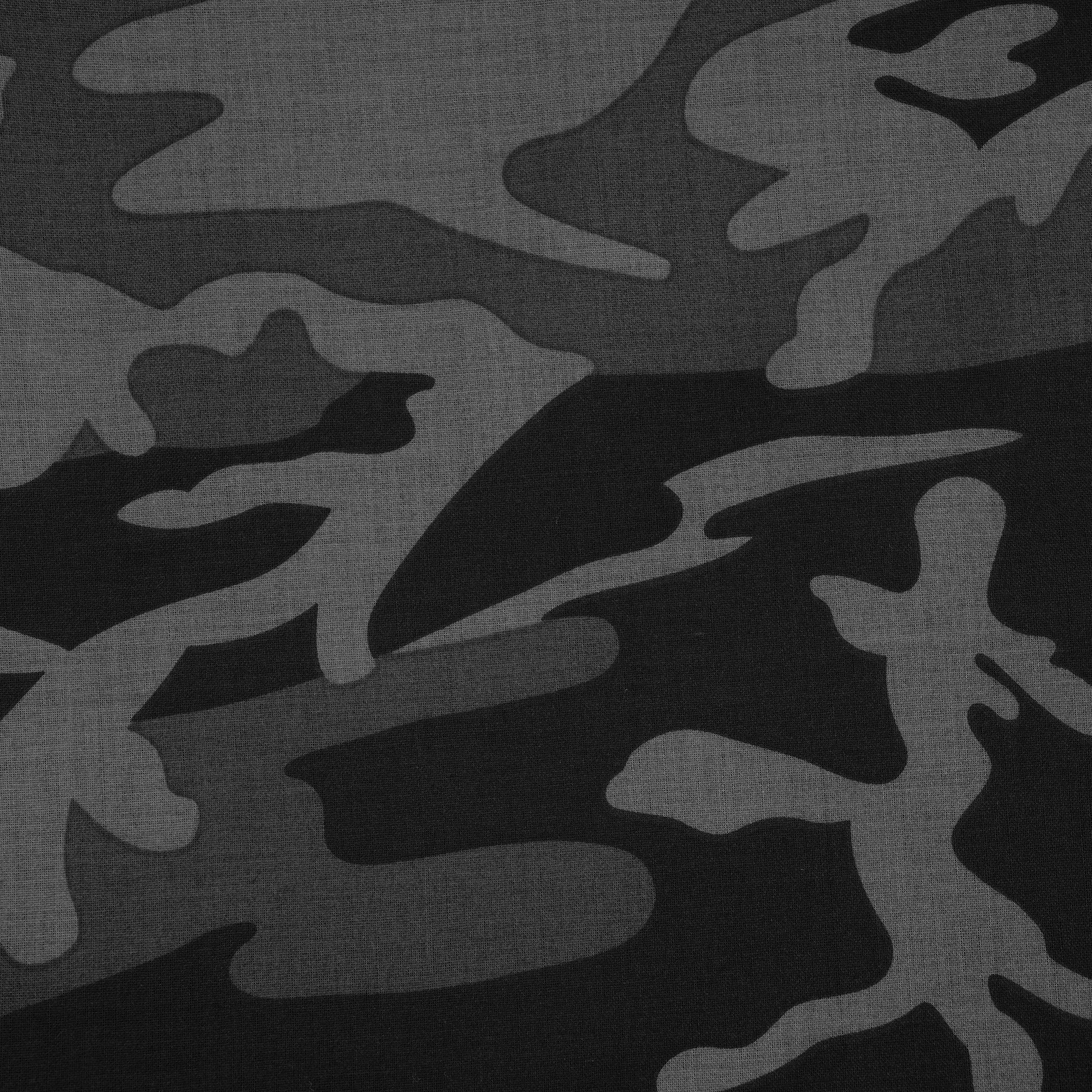 Rothco Large Camo Bandana 27 x 27 Inches in Black Camo