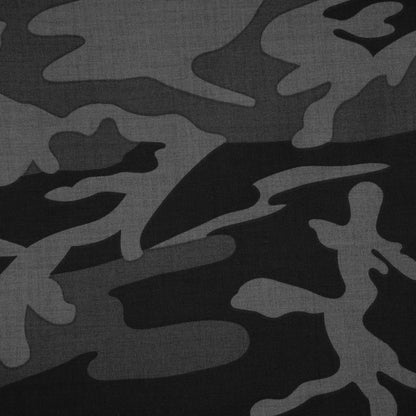 Rothco Large Camo Bandana 27 x 27 Inches in Black Camo