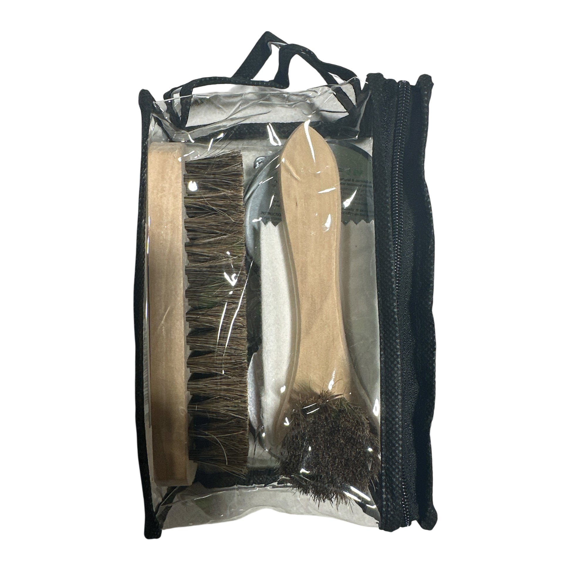 Griffin Travel Shoe Shine Kit Black – All-in-One Leather Care for Uniformed Professionals
