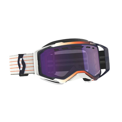 SCOTT Prospect SnowX Goggle 'LS' Blue/Wht with Blue Chrome Lens - Model 278603-1006307