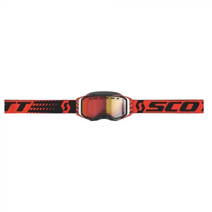 SCOTT Prospect SnowX Goggle in Orange/Black with 'ENH' Red Chromatic Lens