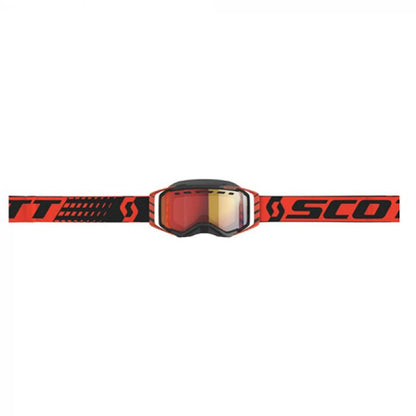 SCOTT Prospect SnowX Goggle in Orange/Black with 'ENH' Red Chromatic Lens