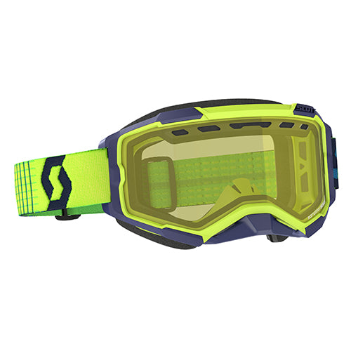 SCOTT Fury SnowX Goggle Blue/Yellow with Yellow Lens – Model 278605-1054029