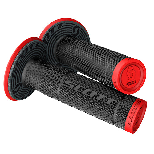 SCOTT SX II Neon Red/Black Set with Donuts - Bicycle Tire and Tube Combo