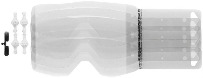 SCOTT Hustle/Primal/Split Tearoffs Laminates (3x3 Pack) - Durable Bike Handlebar Tape Replacement