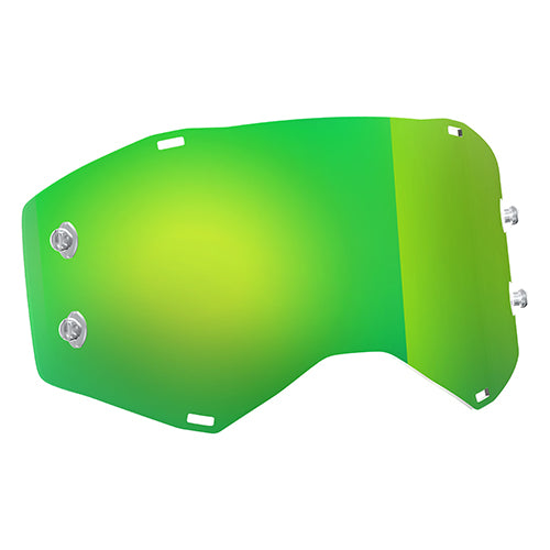 SCOTT 248776-284 Prospect/Fury MX Works Lens, Green Chrome AFC