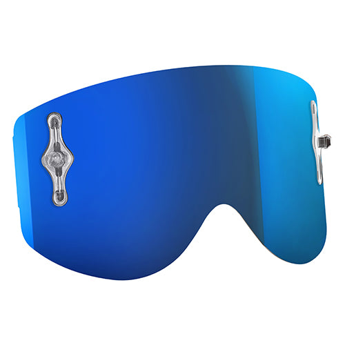 SCOTT RecoilXI/80 Works Lens Blue Chrome (Part Number 205187-282)