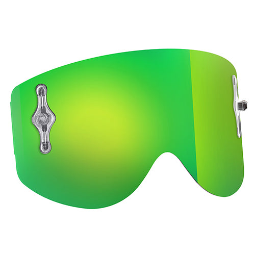 SCOTT RecoilXI/80 Works Lens Green Chrome – Durable Cycling Eyewear Replacement Lens