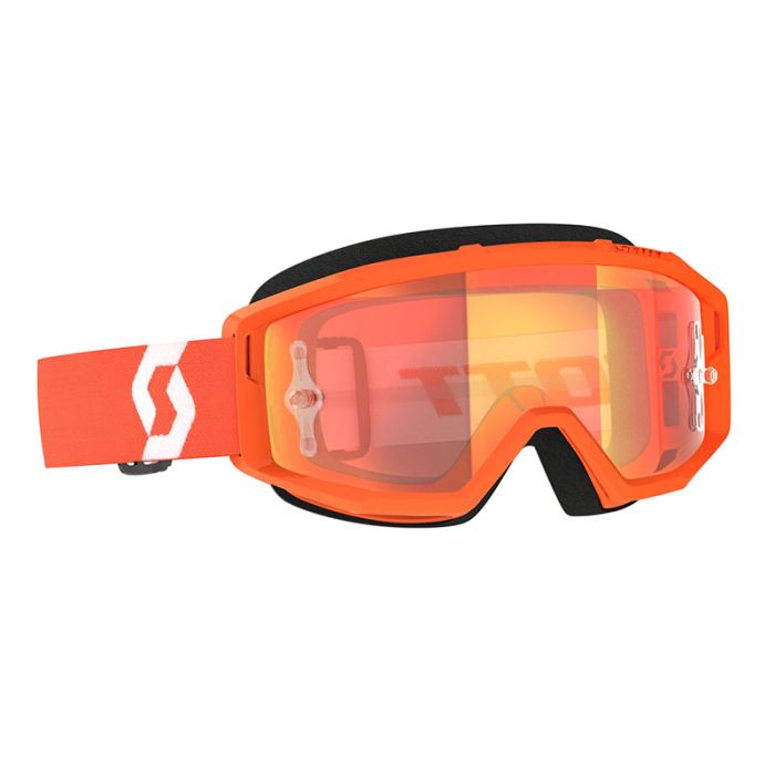 SCOTT Primal 23 Orange/White and Chrome Work Gloves - Part #278597-1362280