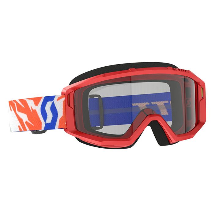 SCOTT Primal Youth Red Clear Helmet - Part Number 403026-0004043