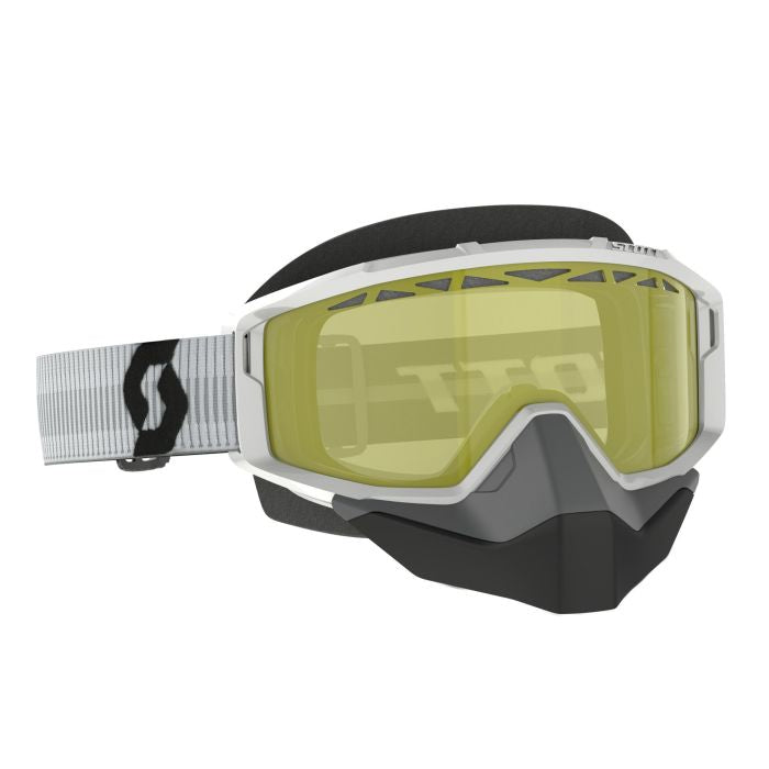 SCOTT Primal SnowX Goggle with Yellow Lens - White Frame, Part Number 278606-0002029
