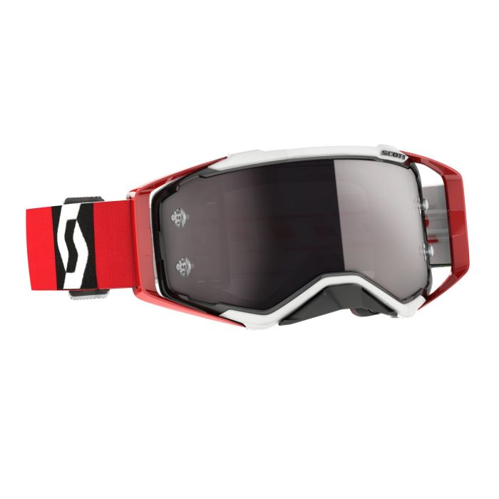 Scott Prospect Red/Black Silver Chrome Works - Part #272821-1018269