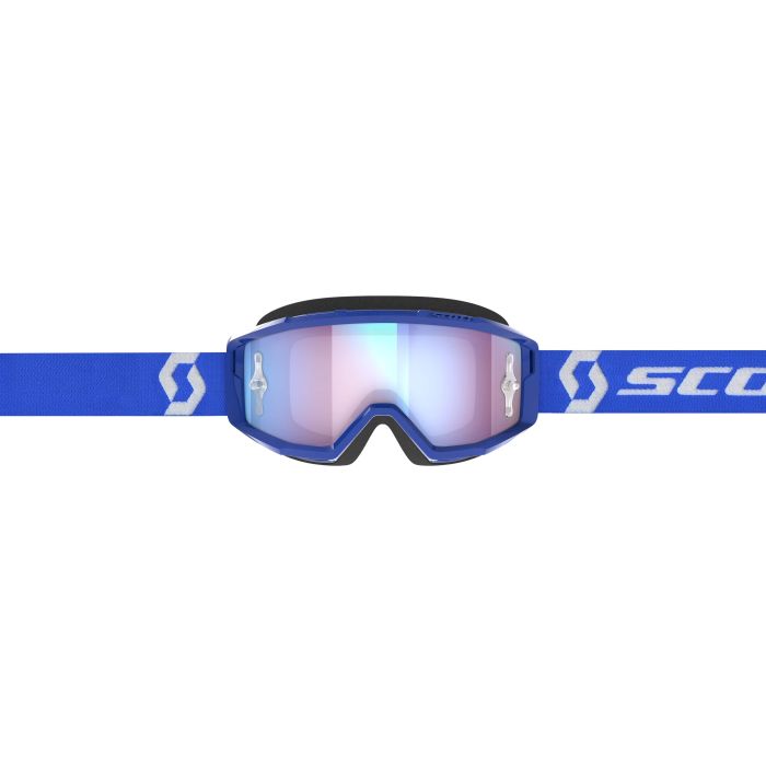 SCOTT Primal Blue/White Blue Chrome Work Helmet - Model 2785971006349